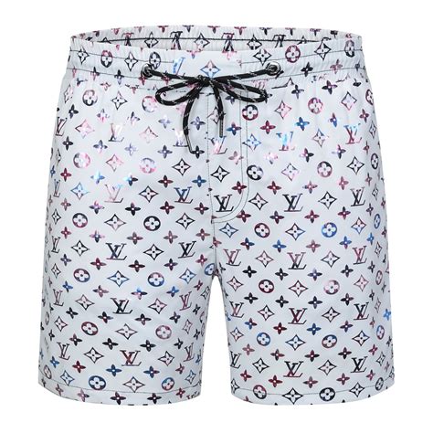 louis vuitton double pleated shorts|louis vuitton men swimsuit.